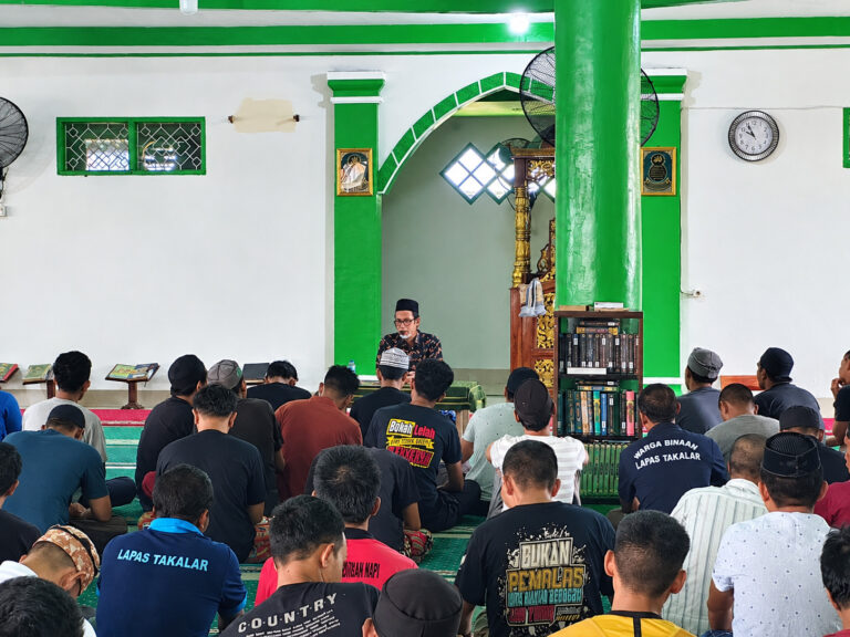 Warga Binaan Lapas Takalar Rutin Ikuti Dzikir dan Doa Bersama Setiap Jumat
