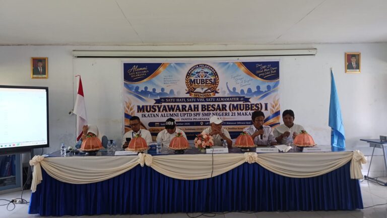 Mubes IKA SMPN 21 Makassar, Darwis Djafar Terpilih Sebagai Ketua Secara Aklamasi