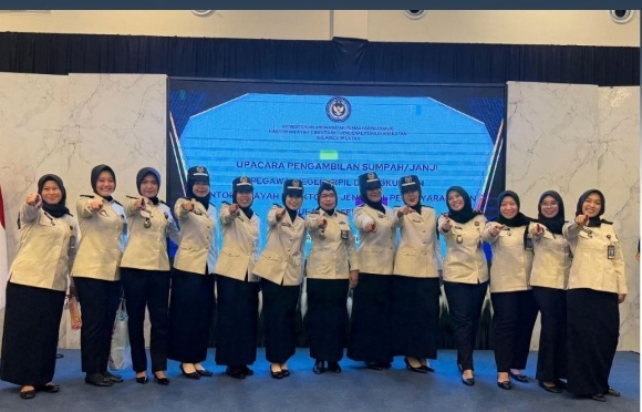Lapas Perempuan Kelas IIA Sungguminasa: 5 Pegawai Baru Dilantik dan Diambil Sumpah, Langkah Awal Pengabdian Penuh Integritas