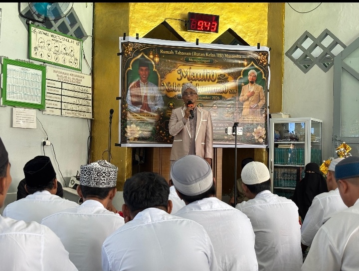 Meneladani Rasulullah dari Balik Tembok Rutan, Rutan Masamba Peringati Maulid Nabi Muhammad SAW