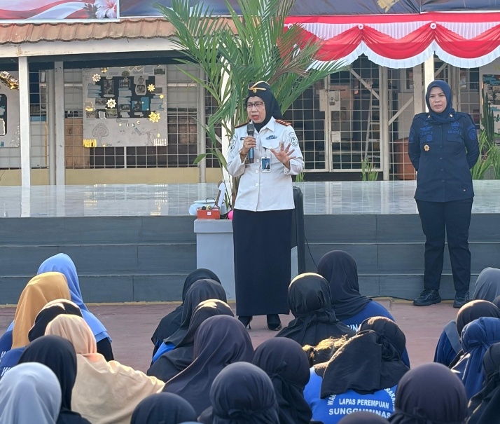 NGOPI Bersama Warga Binaan, Kalapas Perempuan Sungguminasa Dorong Kepatuhan, Kebersamaan, dan Produktivitas