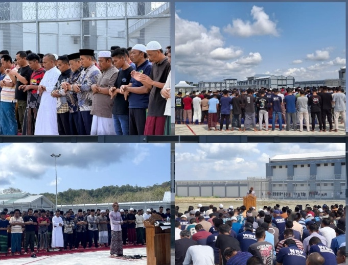 Lapas Kelas IIA Kumbang Gelar Shalat Istisqa’ dan Doa Bersama, Mohon Hujan serta Perlindungan dari Kekeringan