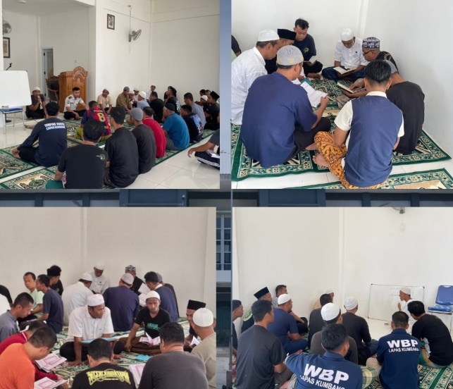 Rutin Gelar Pengajian Al-Qur’an, Lapas Kumbang Perkuat Pembinaan Kerohanian Warga Binaan