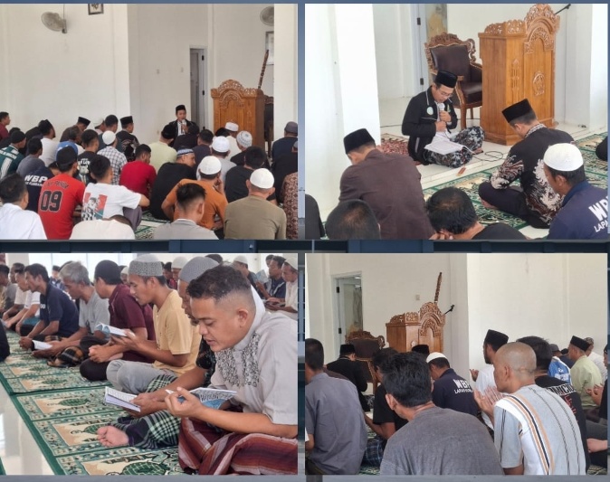Perkuat Nilai Spiritual, Lapas Kumbang Gelar Sholat Jum’at dan Pembacaan Surah AR-RAHMAN