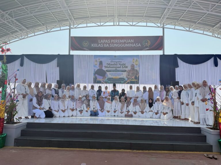 Meneladani Akhlak Rasulullah, Lapas Perempuan Sungguminasa Peringati Maulid Nabi Muhammad SAW 1448 H