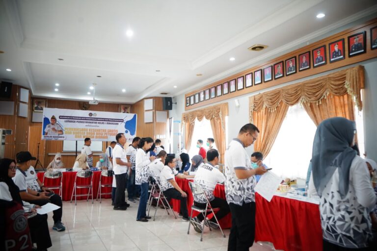 Lapas Makassar Gandeng, Dinkes Puskesmas Mangasa RS Pelamonia Cek Kesehatan Pegawai