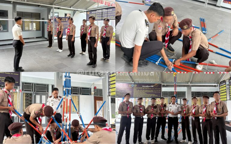 Latihan Pramuka Jadi Ruang WBP Rutan Masamba Bangun Disiplin dan Kekompakan