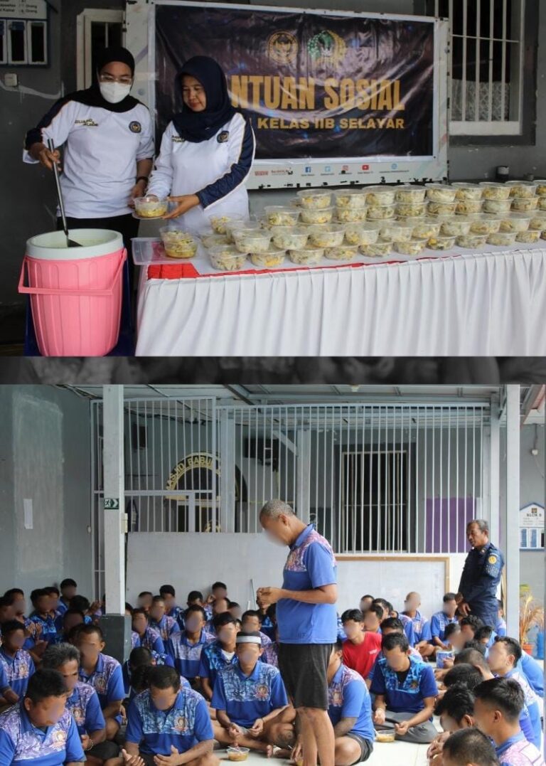 Merajut Kerukunan, Rutan Selayar Makan Soto Bersama Petugas dan Warga Binaan
