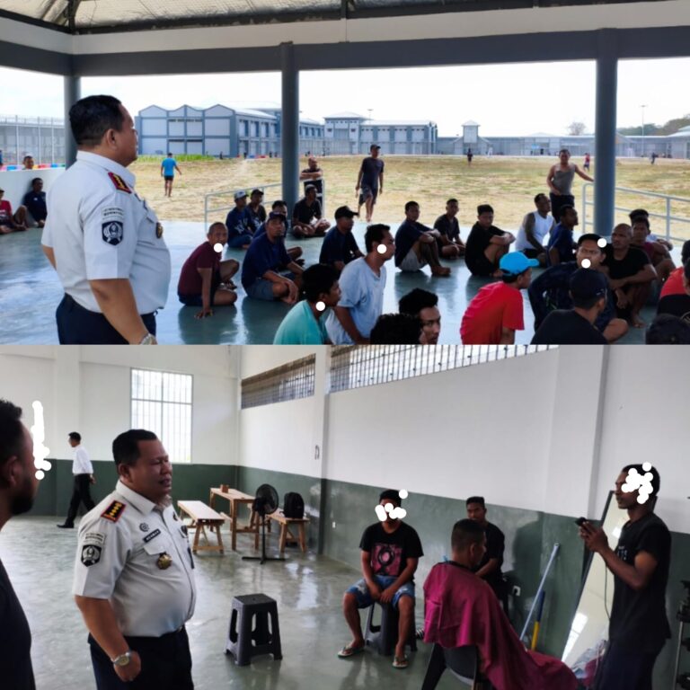 Kepala Lembaga Kelas IIA Kumbang Rutin Sapa Warga Binaan