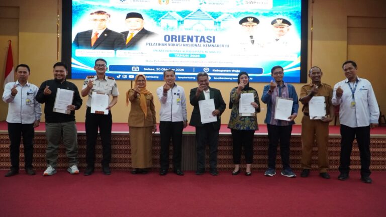 Karutan Sengkang dan Jajaran Hadiri Pembukaan Pelatihan Vokasi Nasional