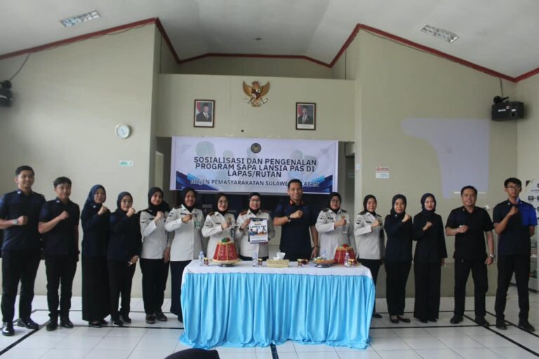 Lapas Perempuan Sungguminasa Sambut Sosialisasi Program SAPA LANSIA PAS, Perkuat Pelayanan bagi Warga Binaan Lansia