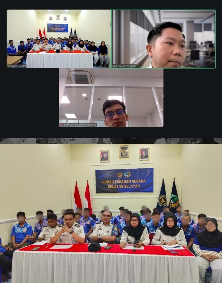 Seleksi Tamping Secara Objektif, Rutan Selayar Gelar Sidang Tim Pengamat Pemasyarakatan
