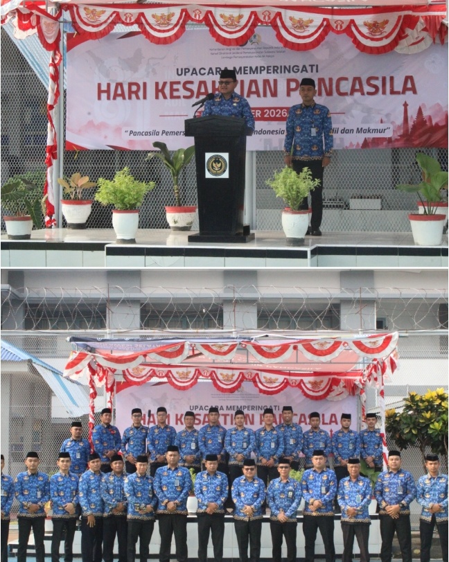 Pancasila Pemersatu Bangsa, Lapas Kelas IIA Palopo Teguhkan Komitmen Persatuan dan Pengabdian