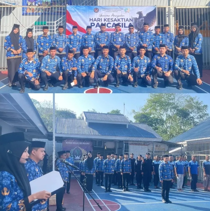 Rutan Malino Peringati Hari Kesaktian Pancasila, Teguhkan Semangat Persatuan dan Pengamalan Nilai Kebangsaan