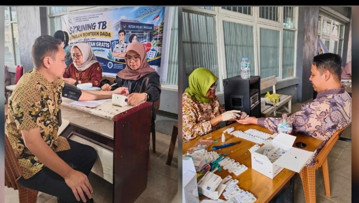 Rutan Makassar Bersama Puskesmas Mamasa Gelar Skrining TB dan Pemeriksaan Kesehatan Petugas