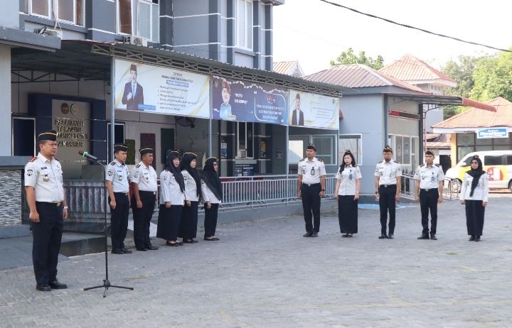 Apel Pagi, Rutan Makassar Perkuat Disiplin dan Komitmen Pelayanan