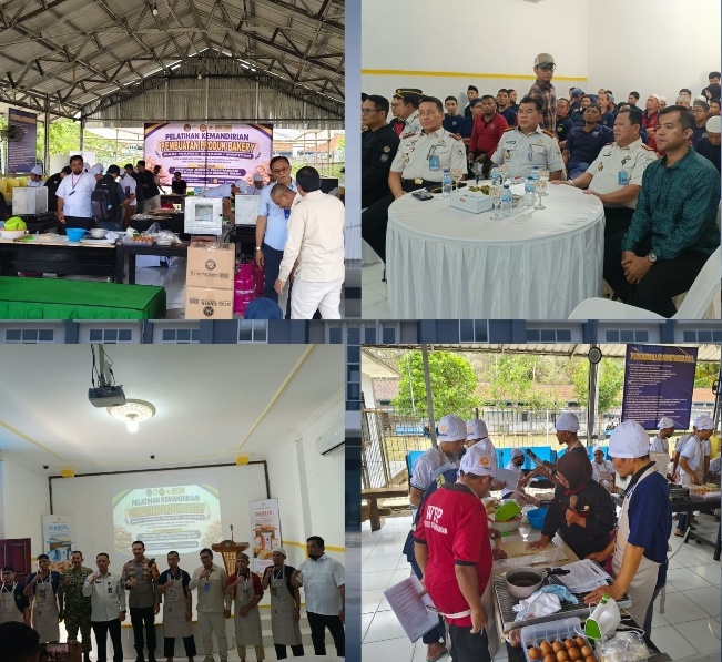 Pelatihan Kewirausahaan Bakery di Lapas Kembangkuning, 5 WBP Napiter Lapas Kumbang Ikut Bekal Masa Depan