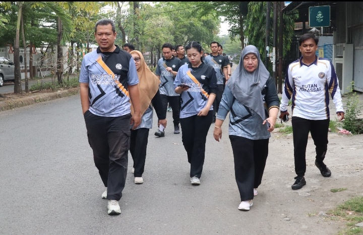 Petugas Sehat, Pelayanan Prima! Rutan Makassar Ikuti Pengukuran Kebugaran Jasmani Tahun 2026